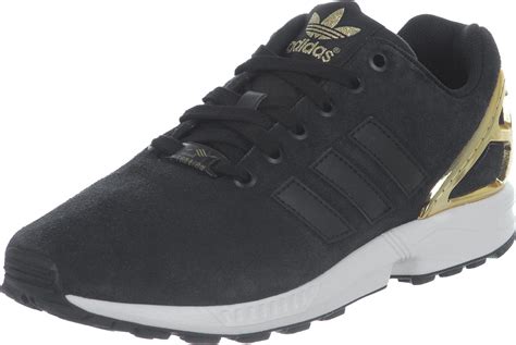 adidas schuhe schwarz gold zx flux|adidas originals zx flux men's.